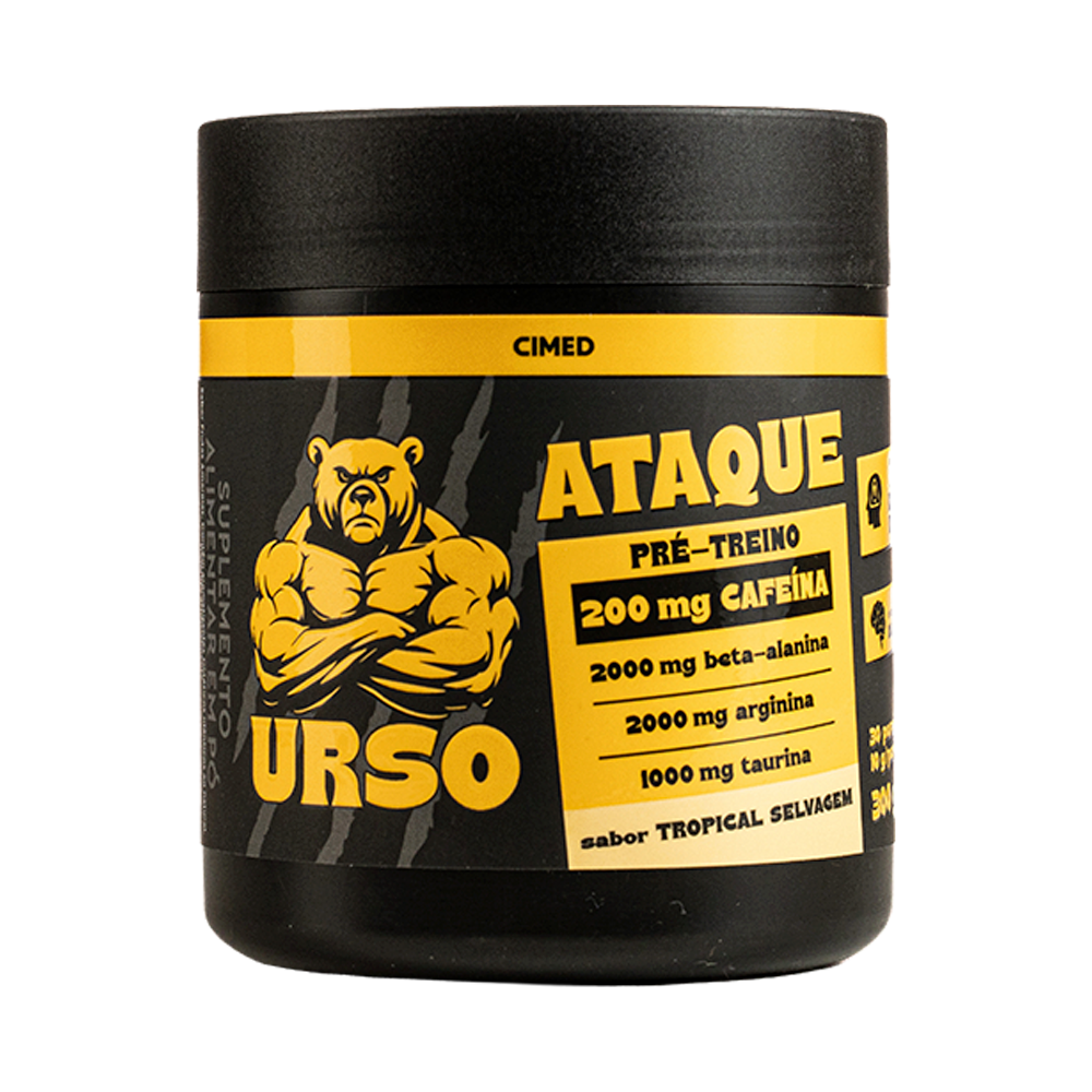 Pré-Treino Urso Ataque (300g)